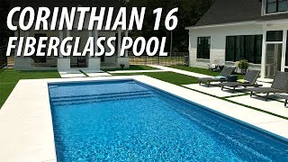 Corinthian 16 Fiberglass Pool  82521 [upl. by Cini392]