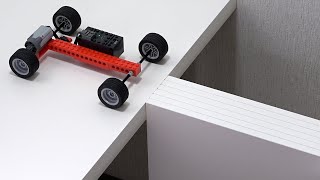 Making Lego Car CROSS Narrow Bridges [upl. by Ng]