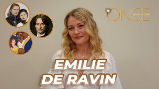 Emilie de Ravin talks about Rumplestinskin amp Belle Robert Carlyle Disney amp future projects [upl. by Acirt]