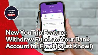 New YouTrip Feature Withdraw Funds to Your Bank Account for Free Must Know [upl. by Eannaj]