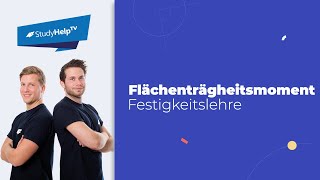 Flächenträgheitsmoment mit Tabellenverfahren Technische Mechanik StudyHelp [upl. by Esinned]