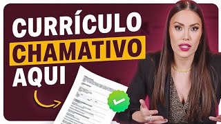 Como montar um currículo certo 2024 I Como fazer currículo chamativo I Currículo perfeito I Emprego [upl. by Edlun]