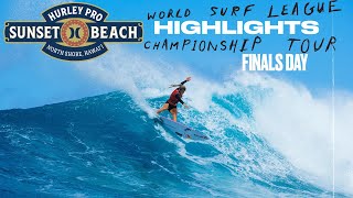 HIGHLIGHTS Finals Day  Hurley Pro Sunset Beach 2024 [upl. by Hilten]