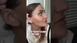 😘🧴The “SECRET” to avoid flaky skin foundation  primer makeuptutorial pregnancy shortscreator [upl. by Ahsied212]