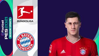 Robert Lewandowski PES 2021 [upl. by Ordnael]