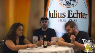 Julius Echter Premium HefeWeissbier Hell Beer Review [upl. by Leeanne580]