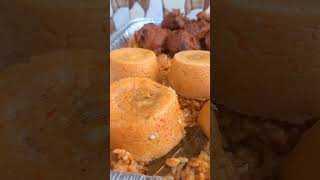 Healthy eating healthy living delicious meals fit for royalty partyjollof turkey moinmoin food [upl. by Prudy451]