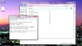 How To upload files via FTP using Internet Explorer  IE [upl. by Lantz]