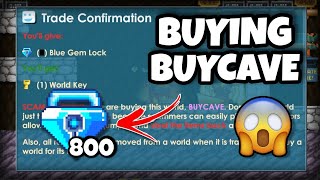 BUYING BUYCAVE FOR 😱  Growtopia [upl. by Wiskind]