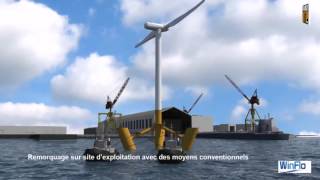 Winflo présente son éolienne flottante [upl. by Guyon]