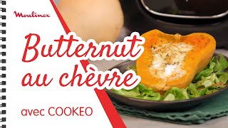 Butternut farcie au fromage de chèvre avec COOKEO et EXTRA CRISP  Les recettes Moulinex [upl. by Decker]