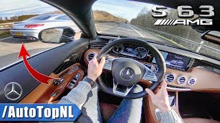 S63 AMG Coupe 2017 vs S63 AMG Coupe 2018  AUTOBAHN POV TOP SPEED by AutoTopNL [upl. by Hewie]