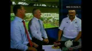 Merv Hughes Javed Miandad Sledge Fat Bus Driver Ticket Please Video  Cricket Online TVflv [upl. by Ecnerolf163]