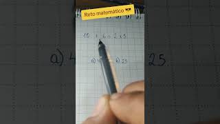 Reto matemático elprofejeffer matematicas maths [upl. by Noek647]