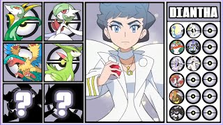 Diantha Unova Journey Pokémon Team [upl. by Othilie]