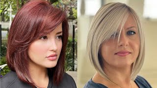 Sophisticated Short Hairstyles For Women Shaggy Bob Hairstyles For Modern Elegance Spring Long Bob H [upl. by Barrie]