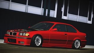 rFactor Stock BMW E36 Street Drifting  Maikita Roads [upl. by Laforge320]