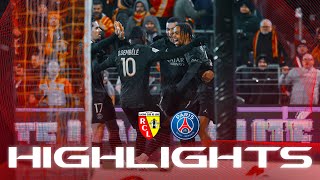 HIGHLIGHTS  RC LENS 02 PSG ⚽️ BARCOLA amp MBAPPE ⚽️ [upl. by Gleich]