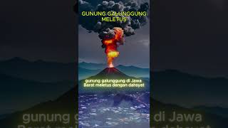 MELETUSNYA GUNUNG GALUNGGUNG 1982 faktaunik erupsigunung faktadunia [upl. by Sommer]