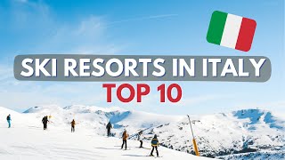 Top 10 Skiing Destinations in Italy  202223 [upl. by Blockus238]