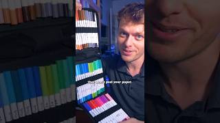 A waterbased marker that WONT PEEL your paper art shorts [upl. by Laveen]