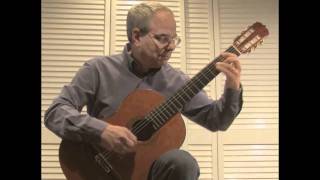 Bach Gavotte II from Cello Suite 6 BWV 1012  arranged for guitar [upl. by Entruoc]