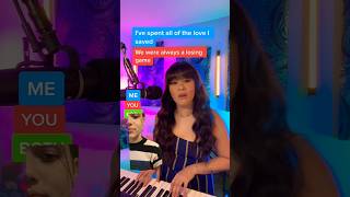 cover singer singing piano music karaoke duet asmr musik song sing greenscreen nice [upl. by Petrine]