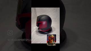 3D printed Judge Dredd helmet by XtrusionPrintsPlus judgedredd comics sylvesterstallone elegoo [upl. by Lazaruk238]