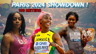 Paris 2024 Olympics Womens 100 meters matchup [upl. by Yllop]