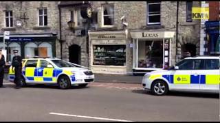 Scene from armed robbery in West Malling [upl. by Sheelah914]