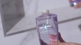 How to use Kérastase Blond Absolu Bain Lumiere Shampoo  Cosmetify [upl. by Lednam]