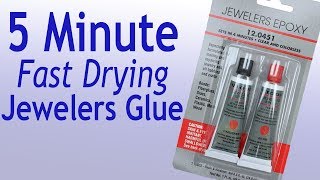 Jewelers Epoxy Glue [upl. by Mccutcheon]