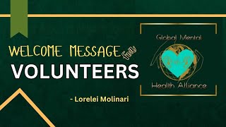 MESSAGE FROM THE FOUNDER TO OUR VOLUNTEERS [upl. by Vitale]