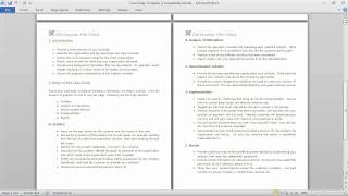 Case Study Template [upl. by Ecitnerp]