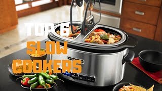 Best Slow Cooker in 2019  Top 6 Slow Cookers Review [upl. by Jaban]