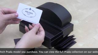 Prada Sunglass Unboxing [upl. by Ahsini71]