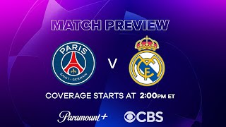 Paris St Germain vs Real Madrid Champions League Round of 16 Matchday Preview and Predictions [upl. by Nauqed]