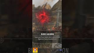 Checkout the power BLOOD CAULDRON from the Skyrim Vampire Mod SACROSANCT shorts skyrimmods [upl. by Cosme353]