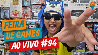 LIQUIDAÇÃO DE GAMES 🎮 Feira AO VIVO 🔴 c Ucolecionador Diego Ramires  Gameteczone 94 [upl. by Ennovoj]