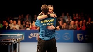 ITTF Legends Tour Highlights JanOve Waldner Vs Jean Michel Saive FINAL [upl. by Warthman92]