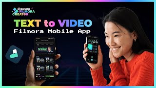 How To Make Text to Video in Filmora Mobile  New Features in Filmora wowanand [upl. by Lisle]