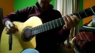 Chick Corea  Armandos Rhumba solo acoustic guitar [upl. by Ycnej]