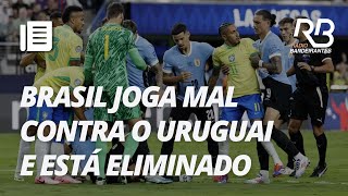 Brasil perde para o Uruguai nos pênaltis e é eliminado da Copa América [upl. by Lledo]