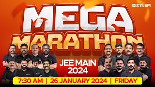 JEE Main 2024  Mega Marathon  Xylem JEEnius [upl. by Tamara]