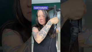 I love my grey hair sahm creator grwm curling hair before after thin fine hair dayinthelife [upl. by Mini]