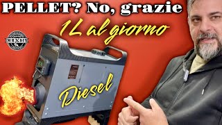 Meno di 2€ al giorno per il riscaldamento a casa con il riscaldatore a diesel Cinebasto stufa [upl. by Sudhir602]