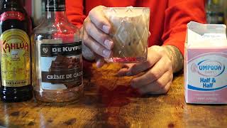 De Kuyper Creme de Cacao White Russian [upl. by Dnomayd]