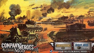 Company of Heroes Blitzkrieg Mod El Alamein [upl. by Iarised]