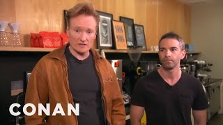 Conan Takes Jordan Schlansky Coffee Tasting  CONAN on TBS [upl. by Cecil]