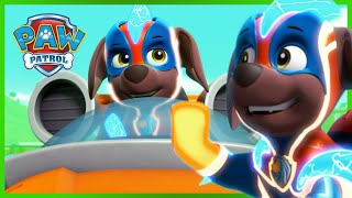 Zumas Best Mighty Pup Rescue Moments and More  PAW Patrol  Cartoons for Kids Compilation [upl. by Gwen]